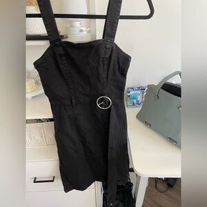 Black Dress with Belt